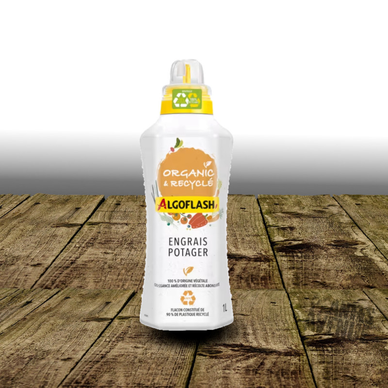 Engrais Liquide Potager 100% Végétal - Organic & Recyclé - Algoflash