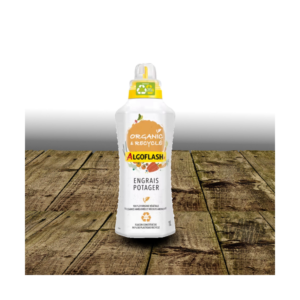 Engrais Liquide Potager 100% Végétal - Organic & Recyclé - Algoflash