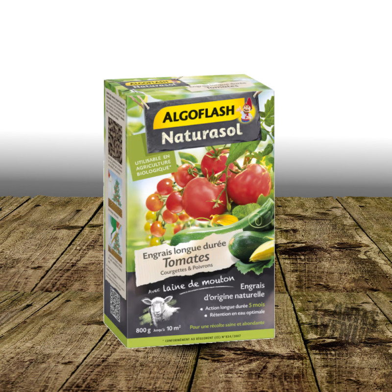 Engrais Tomates, Courgettes et Poivrons Utilisable en agriculture biologique - Algoflash