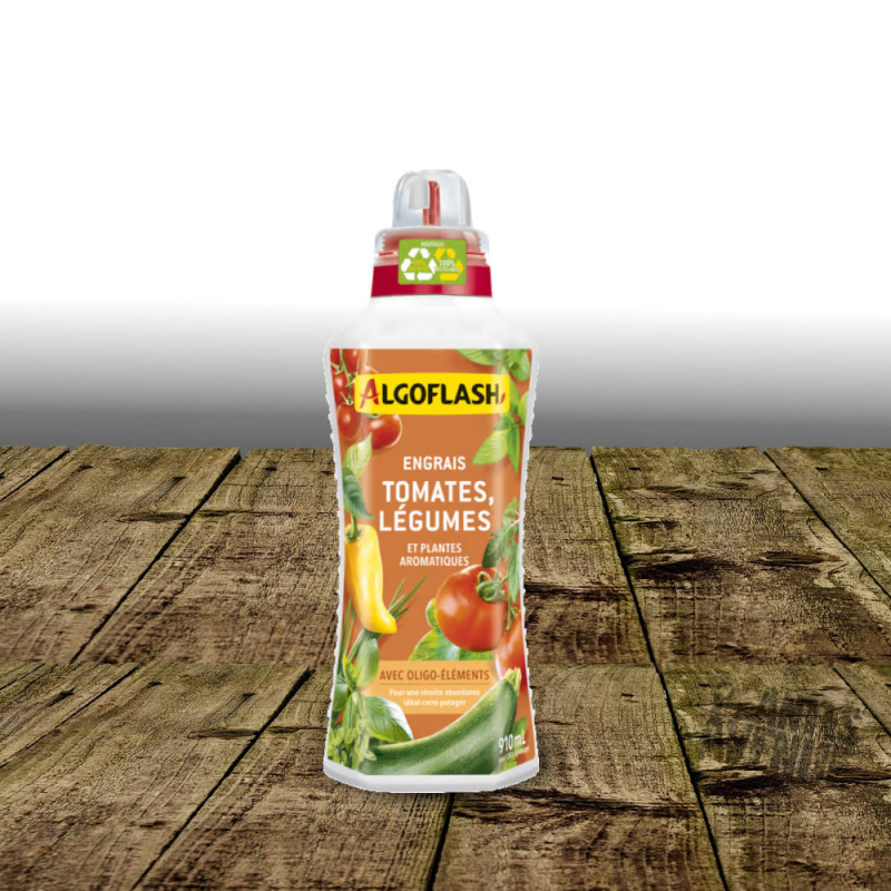 Engrais Liquide Tomates, Légumes et Plantes Aromatiques - Algoflash