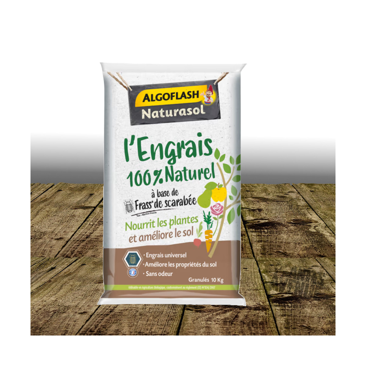Engrais 100% Naturel à base de Frass de Scarabée - Algoflash