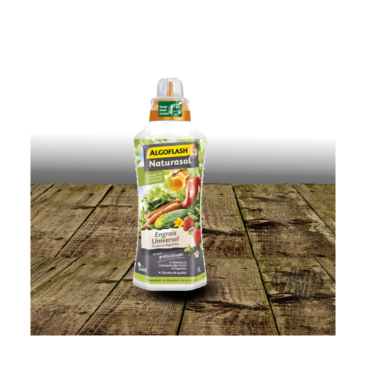 Engrais Universel Liquide Fruits et Légumes Utilisable en agriculture biologique - Algoflash