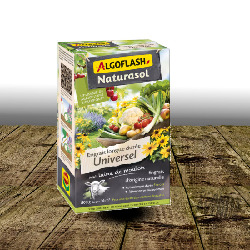 Engrais Universel Longue Durée Utilisable en agriculture biologique - Algoflash