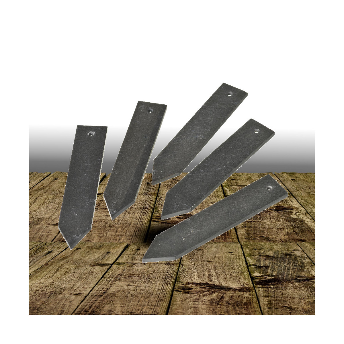 Étiquettes à planter ardoise - Nature® Étiquettes à planter ardoise - Nature®