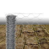 Grillage maille hexagonale galvanisé 40 mm - Nature®