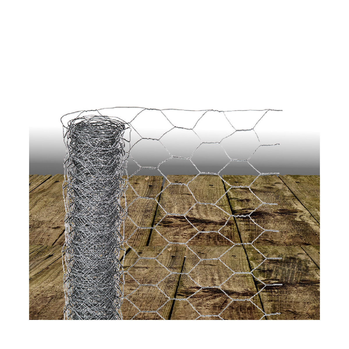 Grillage maille hexagonale galvanisé 40 mm - Nature®