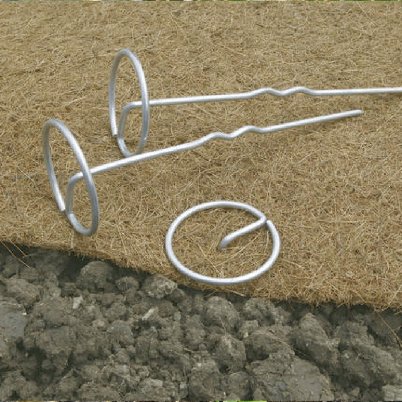 Clous de fixation ergonomiques 100 % métal 20 cm  - Terrapic - Nortene