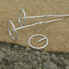 Clous de fixation ergonomiques 100 % métal 20 cm  - Terrapic - Nortene