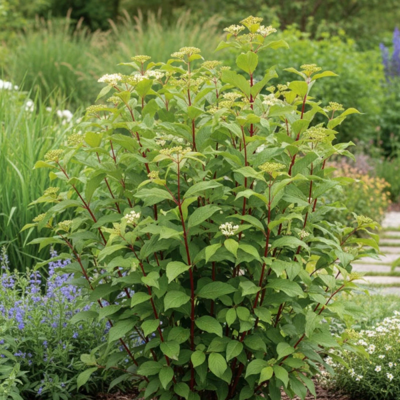 Cornouiller blanc Baton Rouge® 'Minbat', Cornus