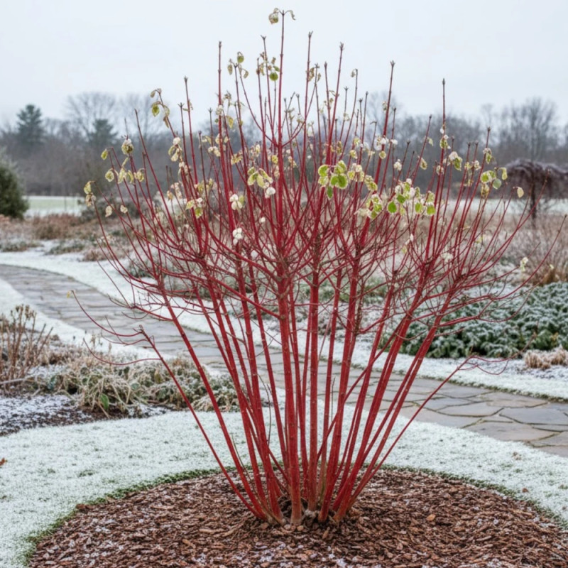 Cornouiller blanc Elegantissima, Cornus