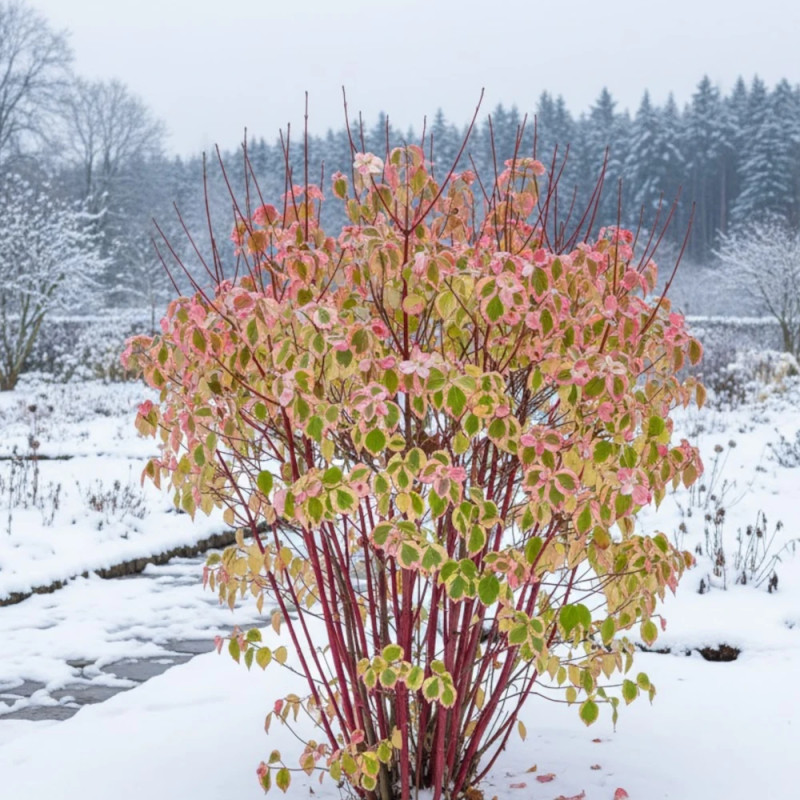 Cornouiller blanc Gauchaultii, Cornus