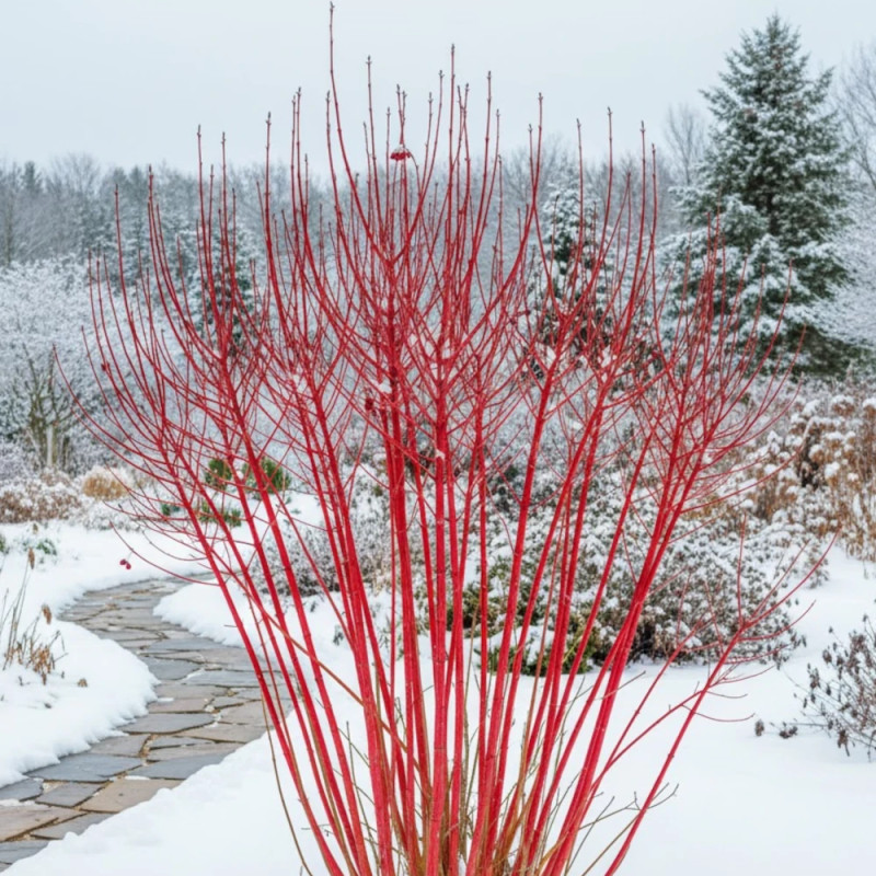 Cornouiller blanc Sibirica, Cornus