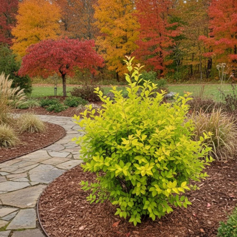 Physocarpus Raspberry Lemonade® 'ZLEYel2', Physocarpe