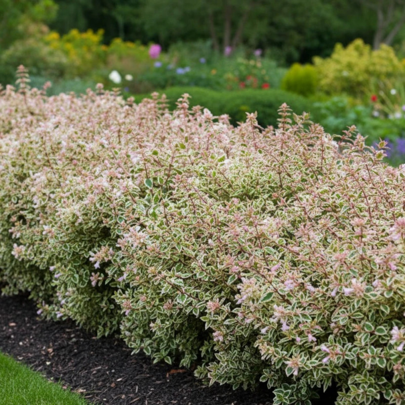 Abelia grandiflora Pink Lady arbuste persistant pour haie fleurie