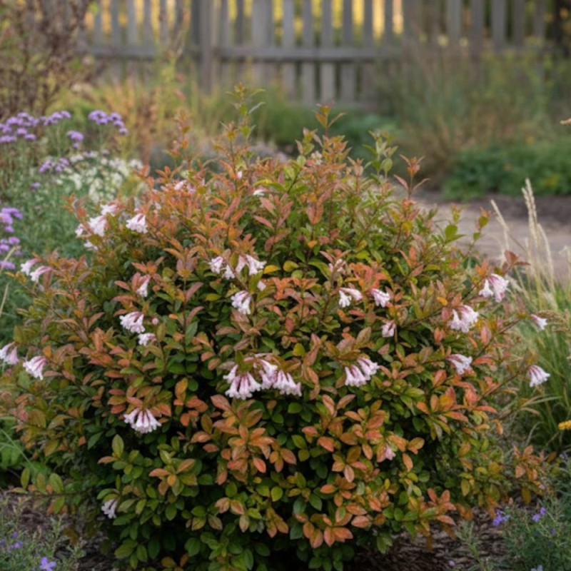 Abelia Caramel Charm® 'Minacara1' - SILENCE, ça pousse !, Abélia à grandes fleurs