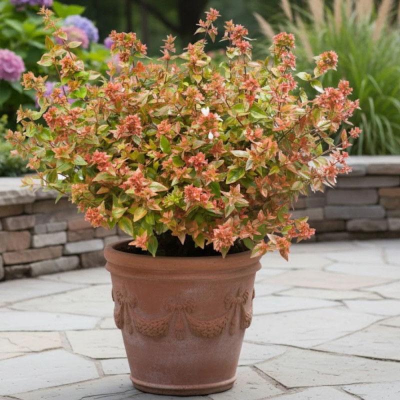 Abelia Mystic Daydream® 'Opstal40', Abélia à grandes fleurs