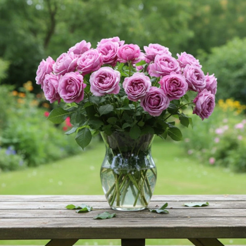 Rosier à grandes fleurs Catherine de Médicis® 'KORjupvio'