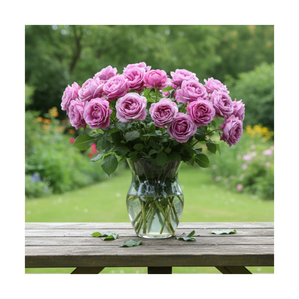 Rosier arbustif Catherine de Médicis® 'KORjupvio'