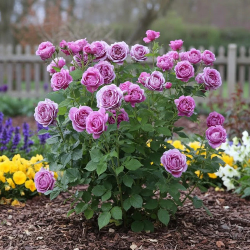 Rosier à grandes fleurs Catherine de Médicis® 'KORjupvio'