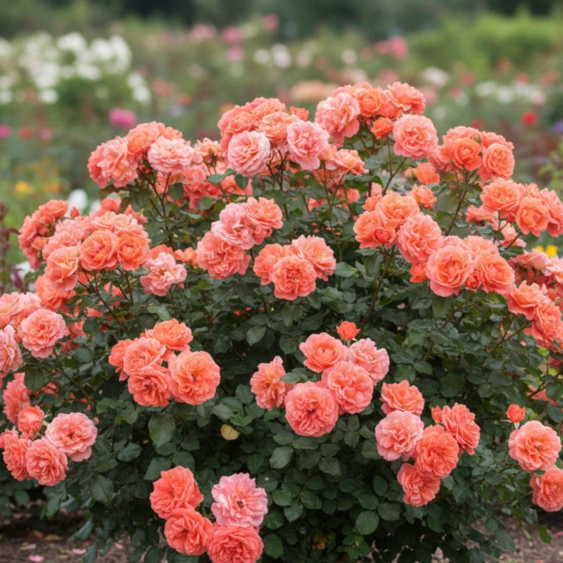 Rosier à fleurs groupées François Mauriac 'Fryentice'
