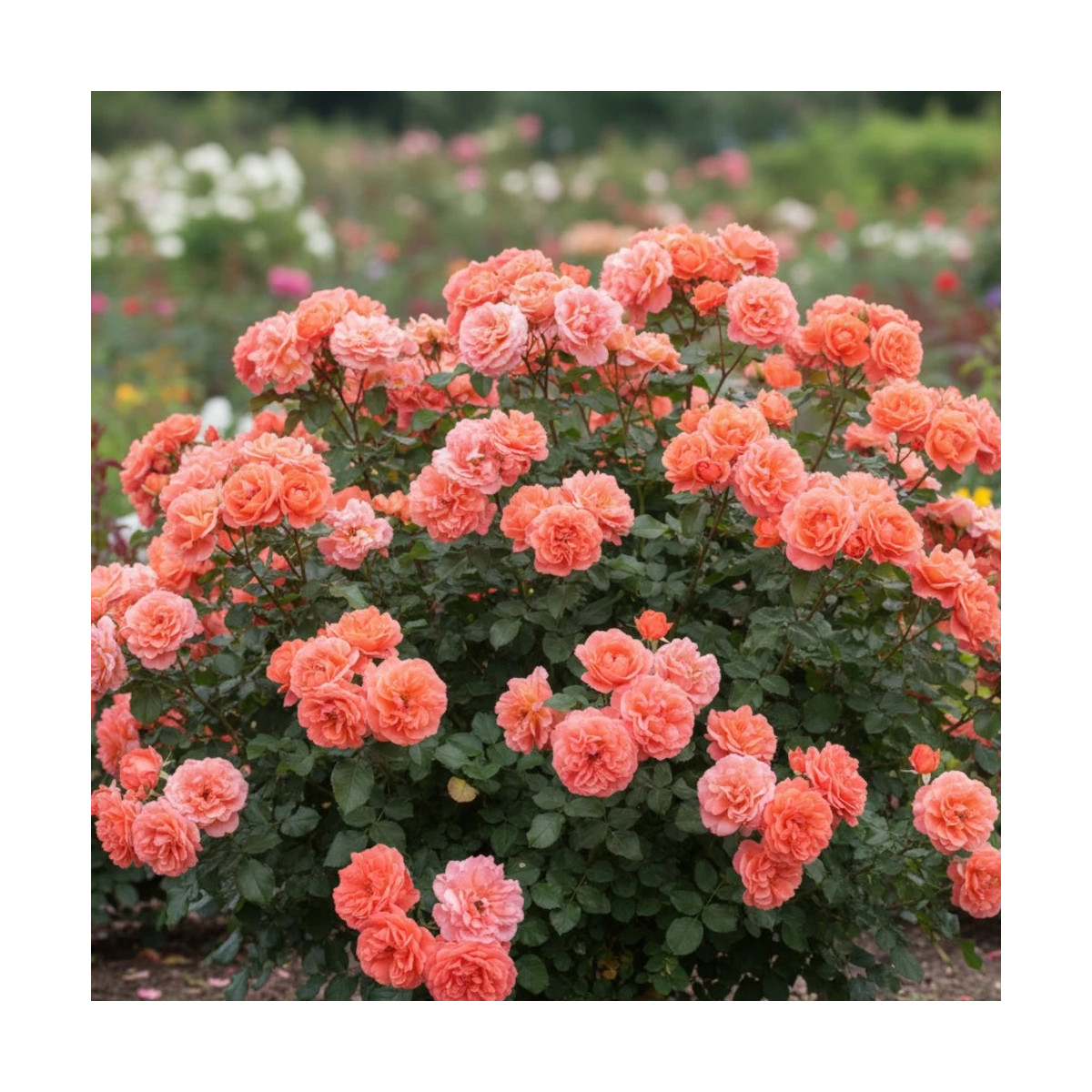 Rosier arbustif François Mauriac 'Fryentice'