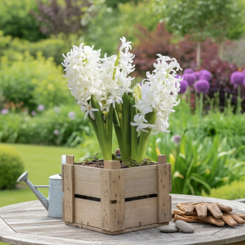 Bulbe de Jacinthe White Pearl