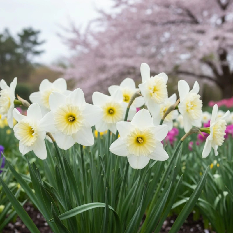 Bulbe de Narcisse grande coupe Ice Follies