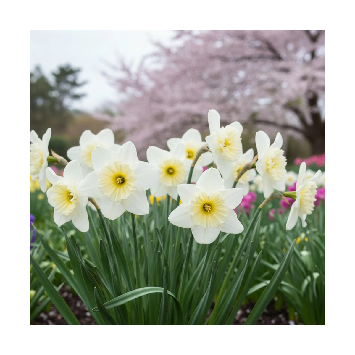 Bulbe de Narcisse grande coupe Ice Follies