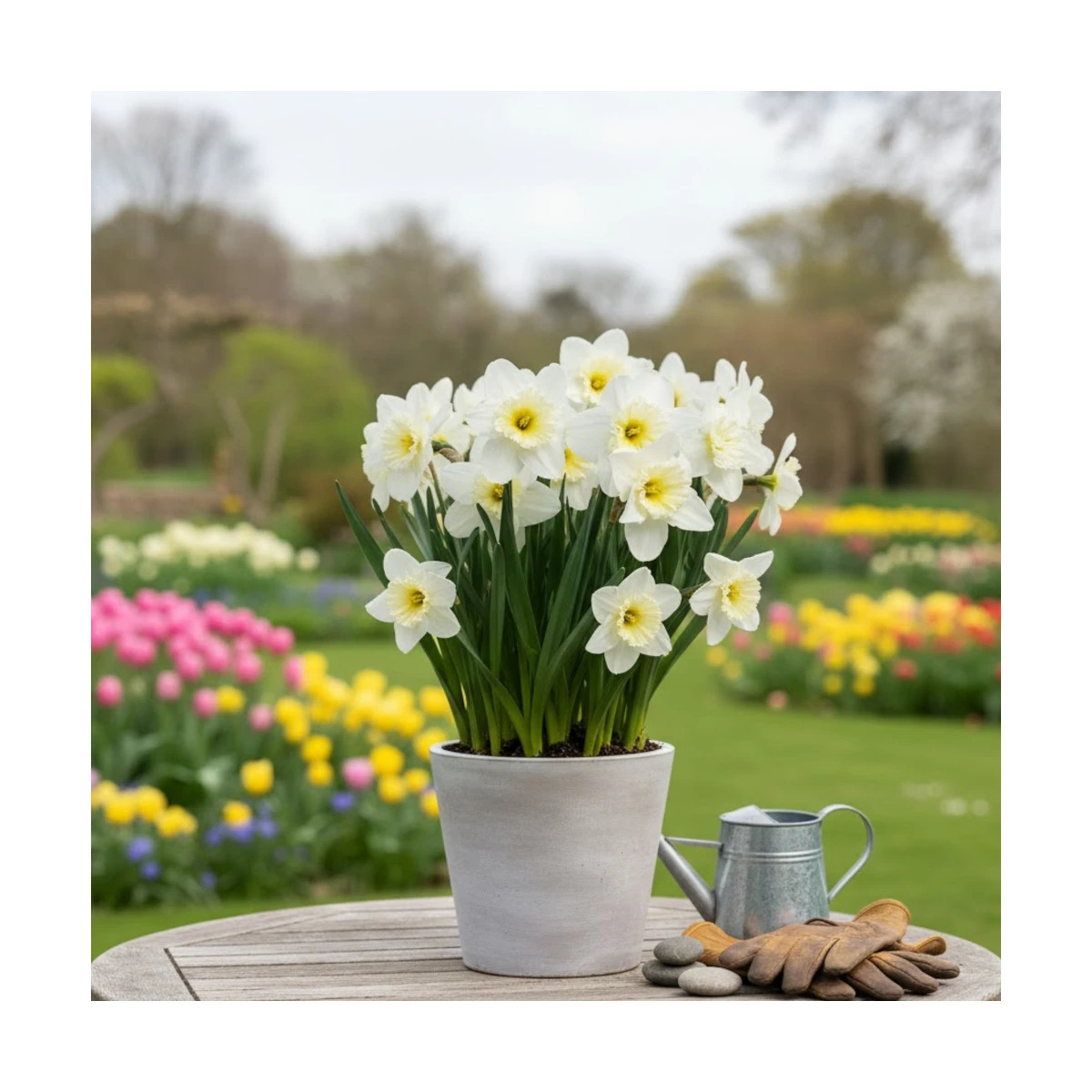 Bulbe de Narcisse grande coupe Ice Follies