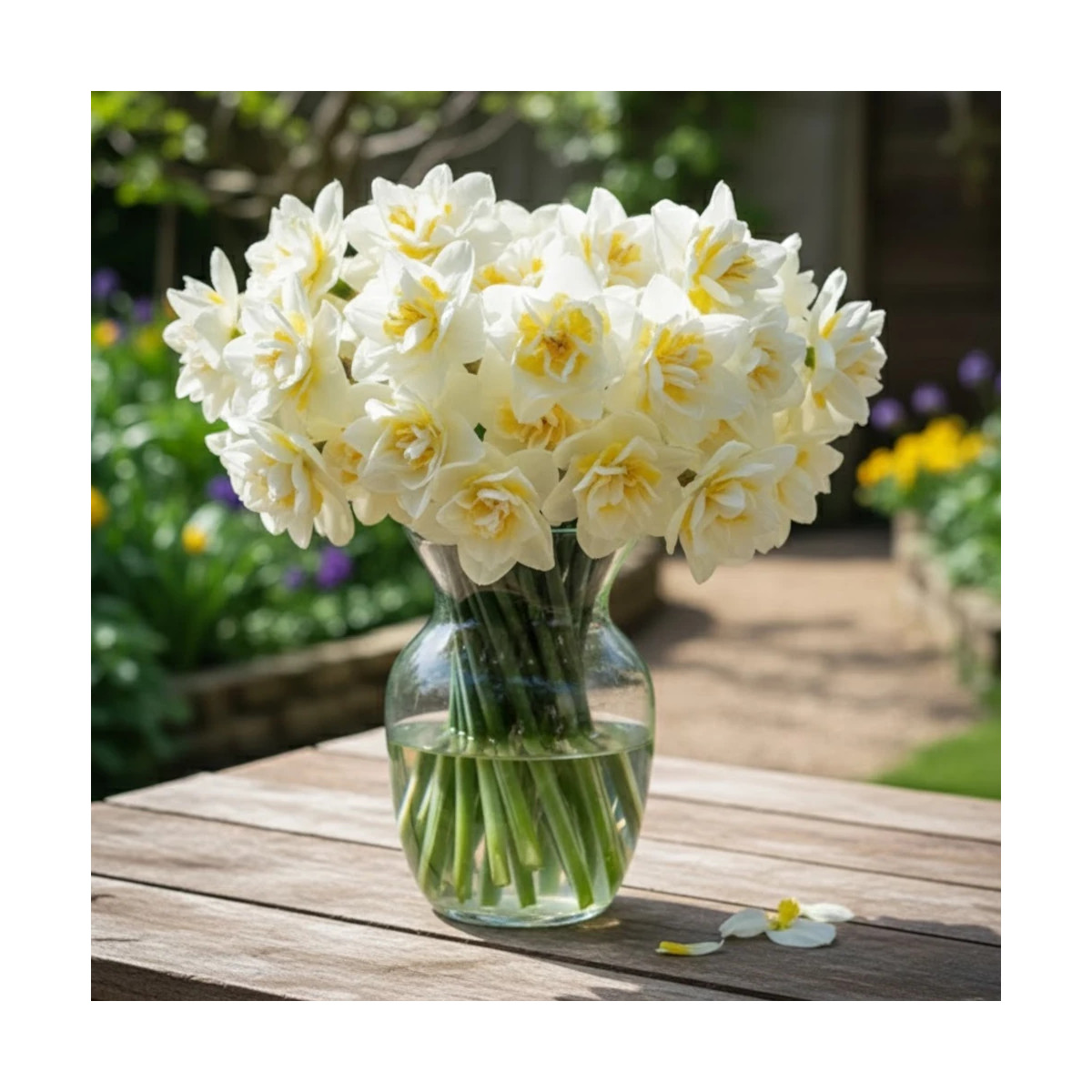 Bulbe de Narcisse double White Lion