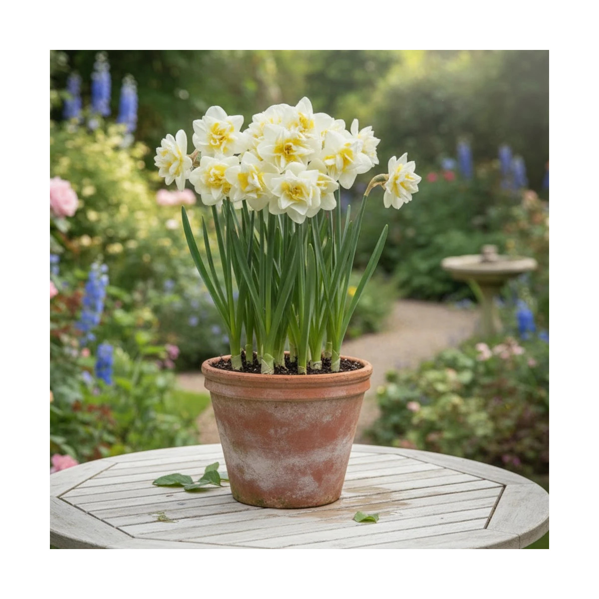 Bulbe de Narcisse double White Lion