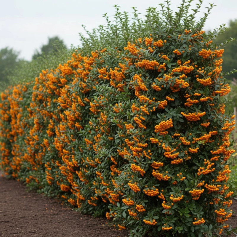 Buisson ardent Saphyr® Jaune 'Cadaune', Pyracantha