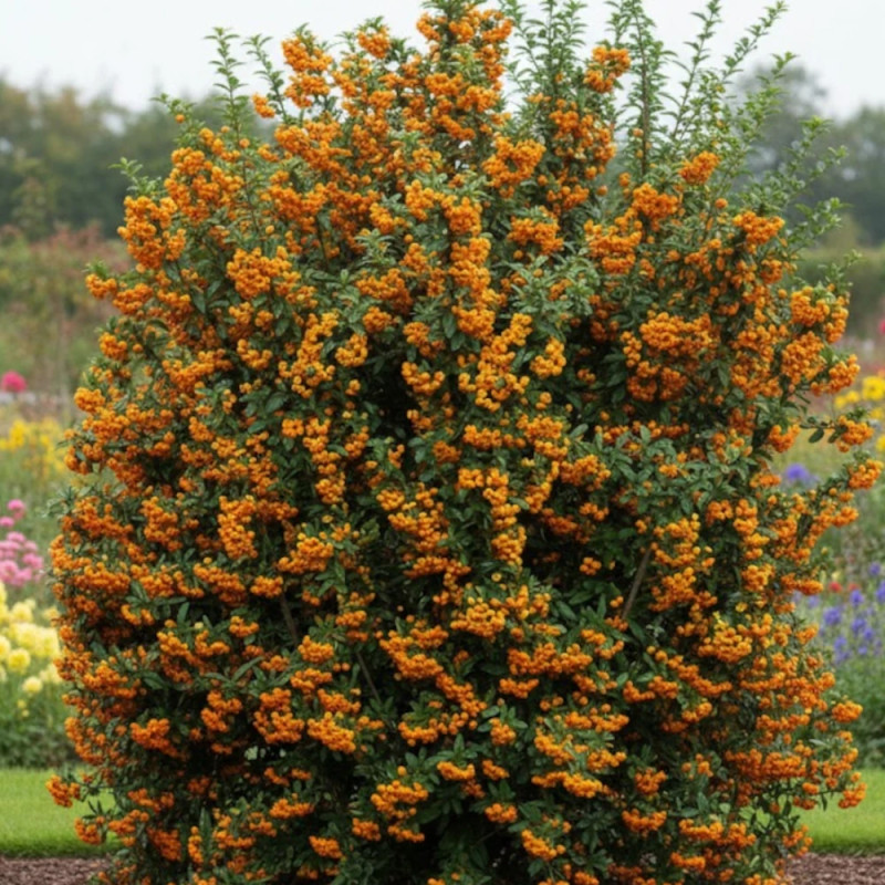 Buisson ardent Saphyr® Jaune 'Cadaune', Pyracantha