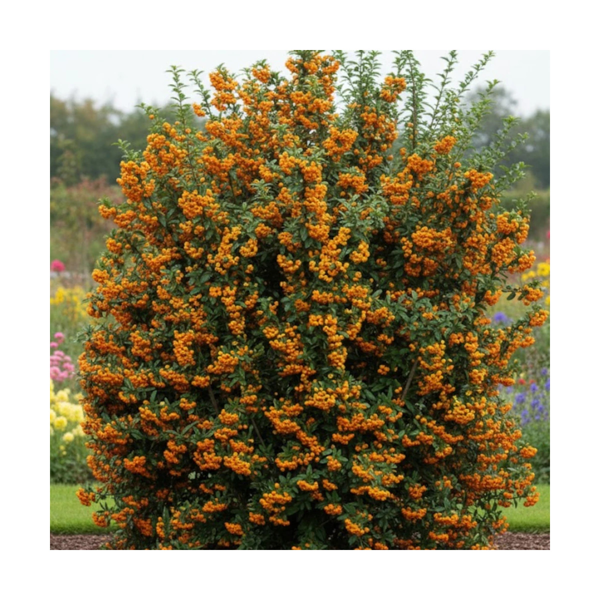 Buisson ardent Saphyr® Jaune 'Cadaune', Pyracantha