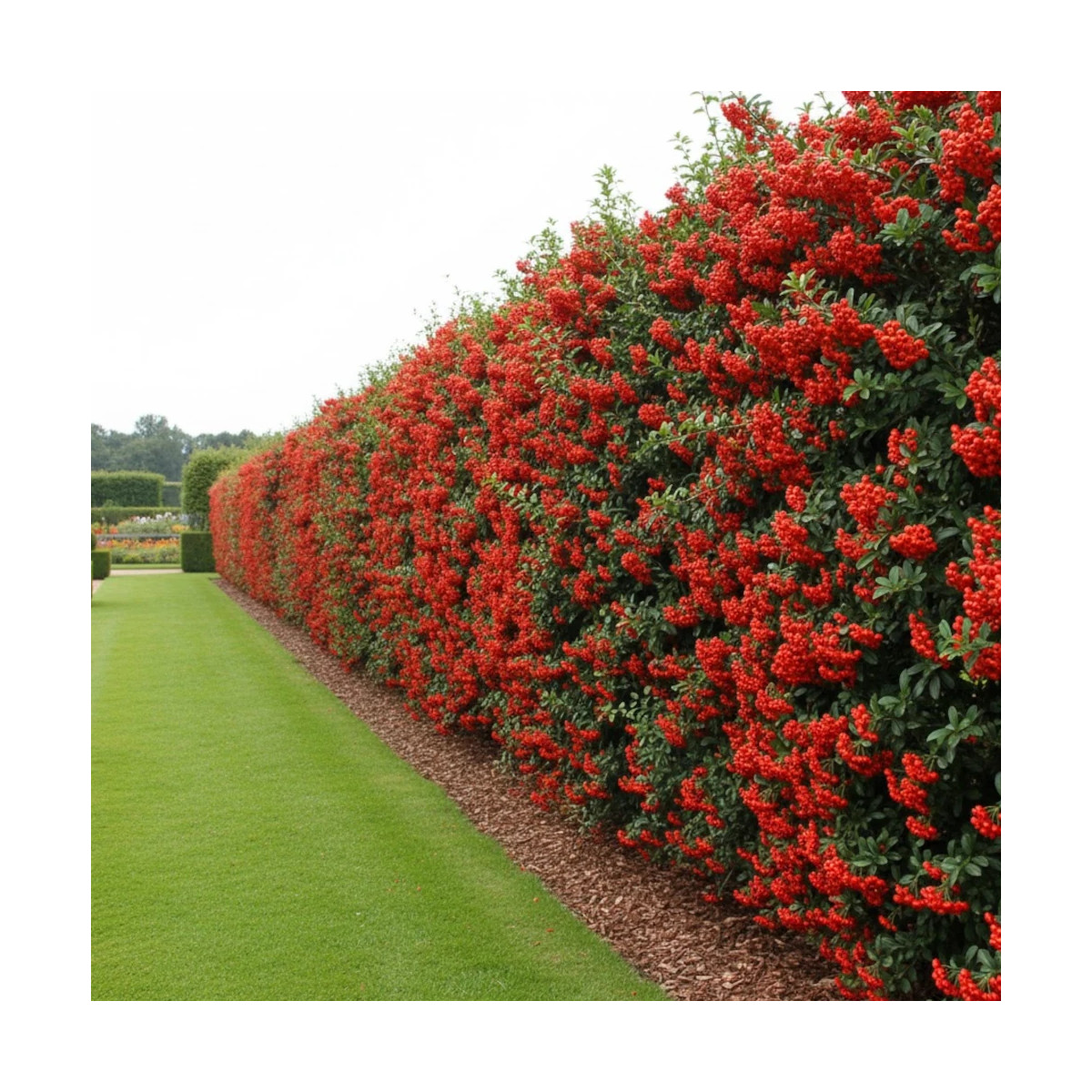 Pyracantha Saphyr® Rouge 'Cadrou' : Buisson Ardent Persistant