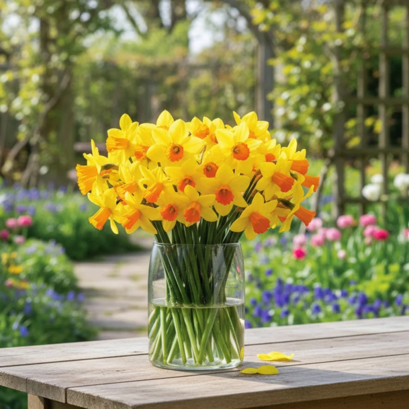 Bulbe de Narcisse Cyclamineus Jet Fire