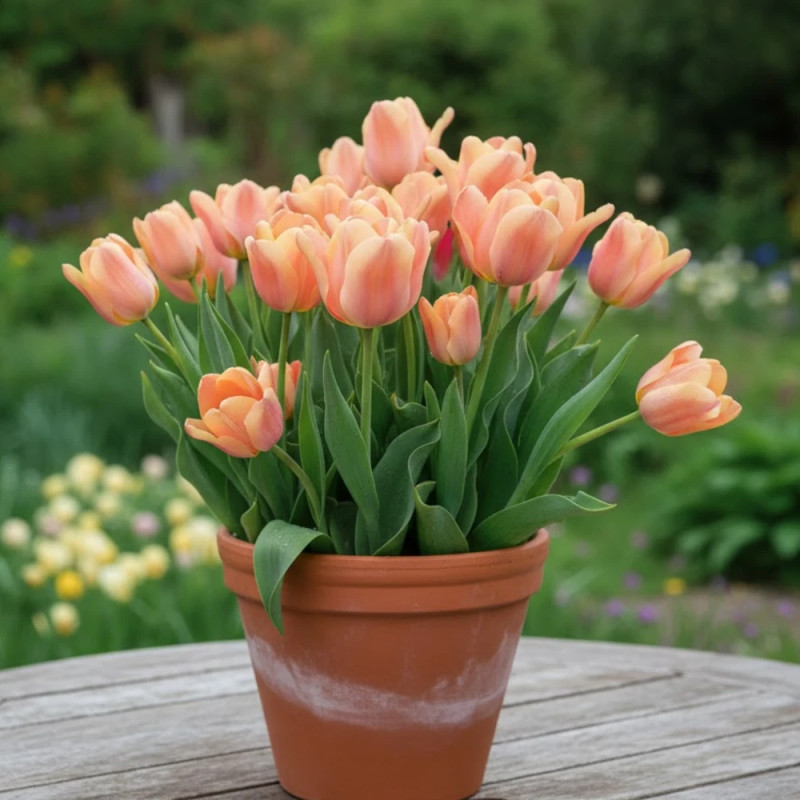 Bulbe de Tulipe simple hative Apricot Foxx