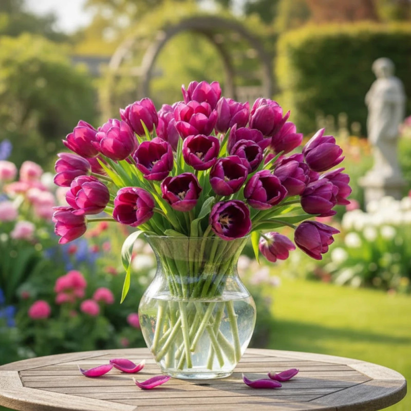 Bulbe de Tulipe simple hative Purple Princess