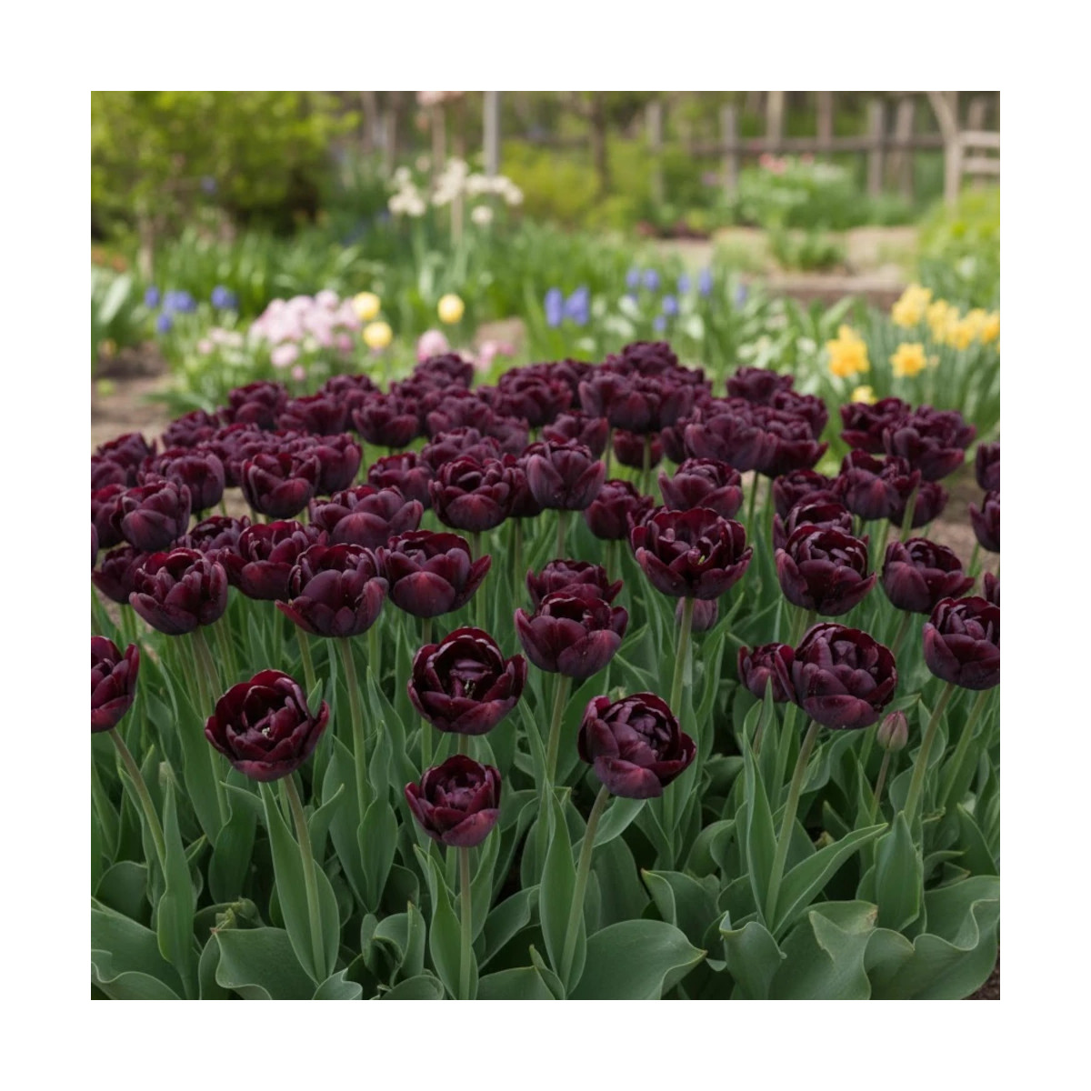 Bulbe de Tulipe double tardive Black Hero Bulbe de Tulipe double tardive Black Hero