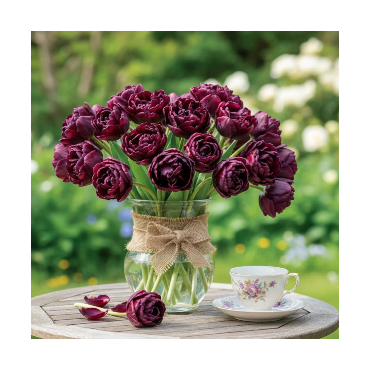 Bulbe de Tulipe double tardive Black Hero Bulbe de Tulipe double tardive Black Hero