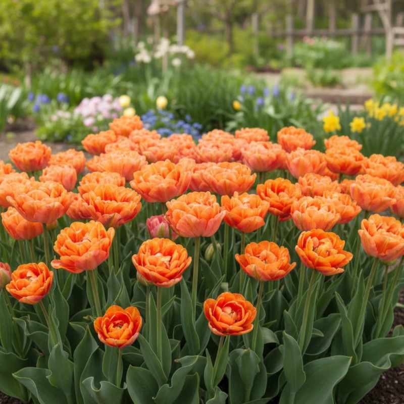 Bulbe de Tulipe double tardive Orange Princess
