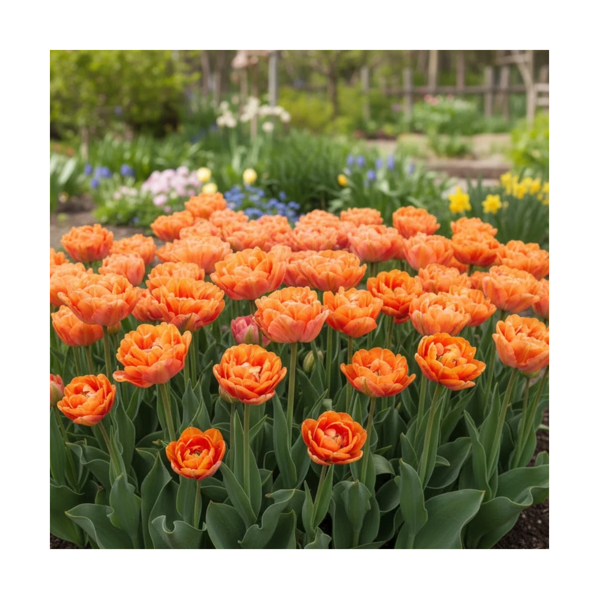Bulbe de Tulipe double tardive Orange Princess