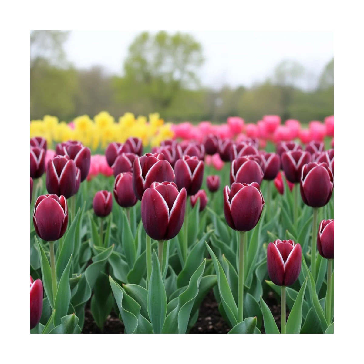 Bulbe de Tulipe Triomphe Fontainebleau Bulbe de Tulipe Triomphe Fontainebleau