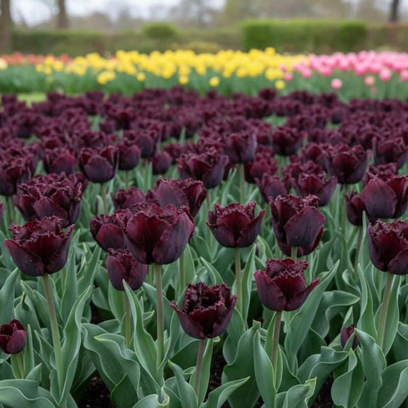 Bulbe de Tulipe Perroquet Black Parrot