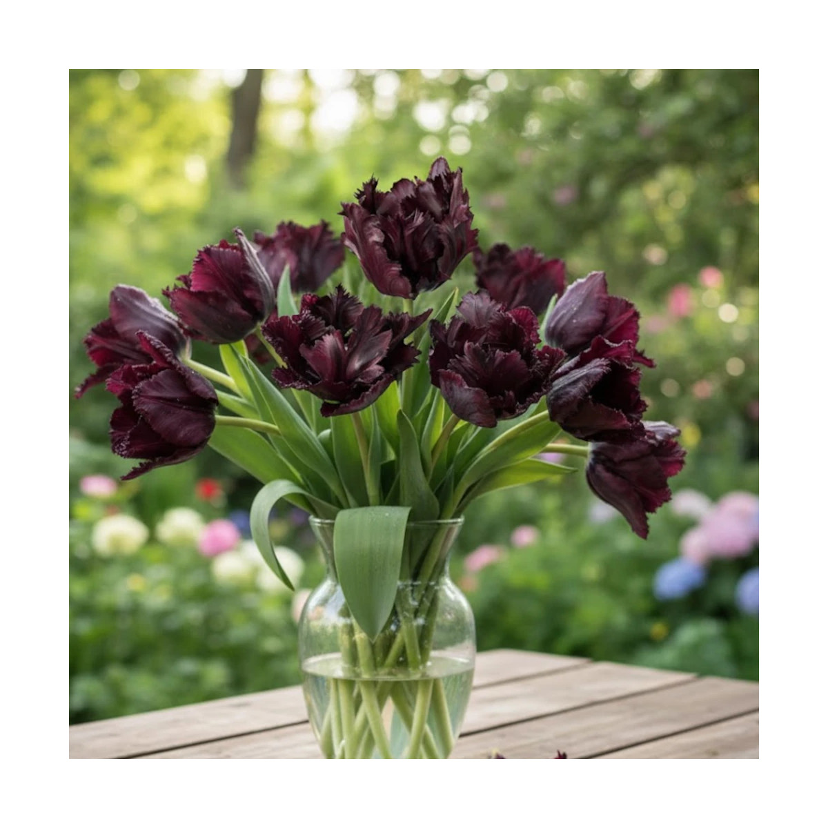 Bulbe de Tulipe Perroquet Black Parrot