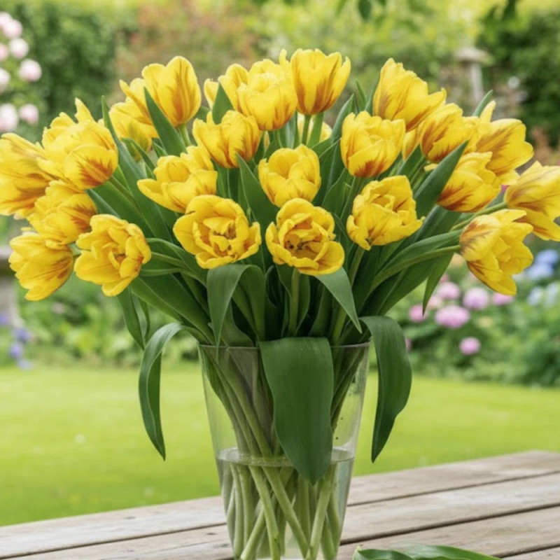 Bulbe de Tulipe Perroquet Texas Flame
