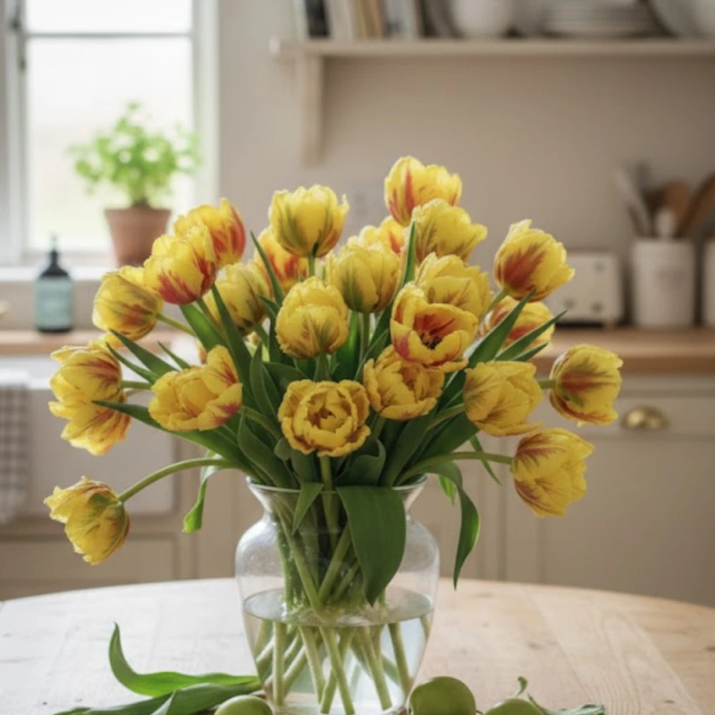 Bulbe de Tulipe Perroquet Texas Flame