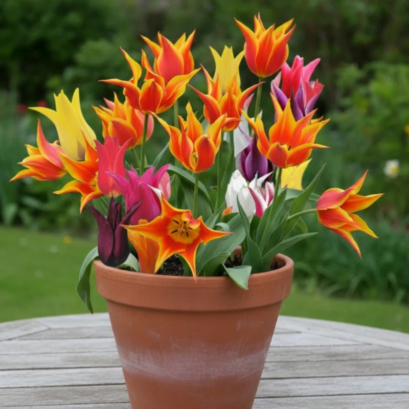 Bulbe de Tulipe Fleur de lis variées