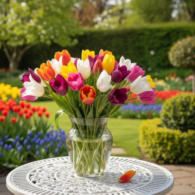 Bulbe de Tulipe Fleur de lis variées