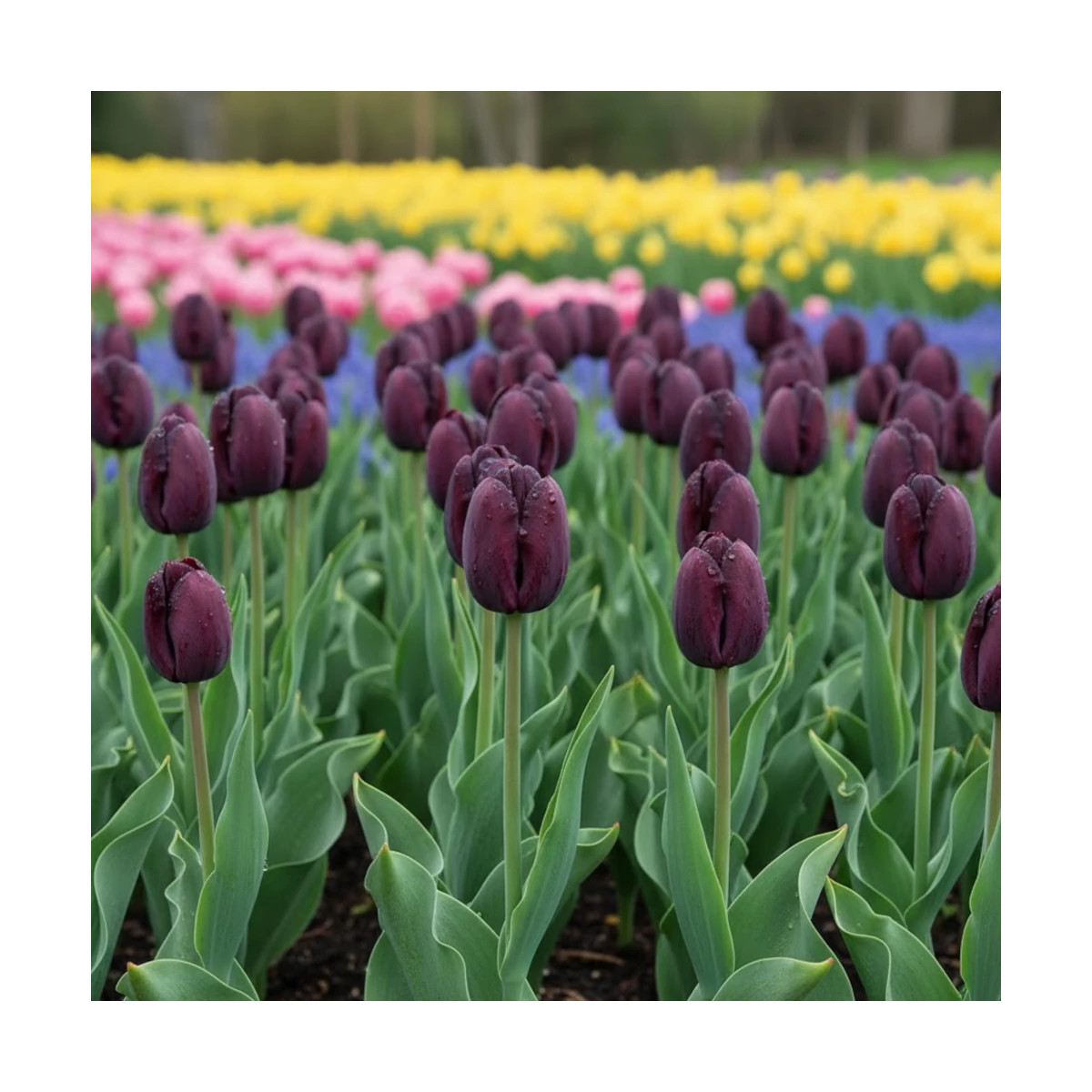 Bulbe de Tulipe Simple Tardive Reine de la Nuit